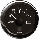 Voltmetr VDO ViewLine černý Voltmetr VDO ViewLine černý